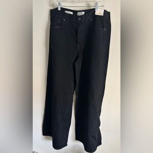 Universal Thread Women's Mid-Rise Super Wide Leg Jeans Size 16